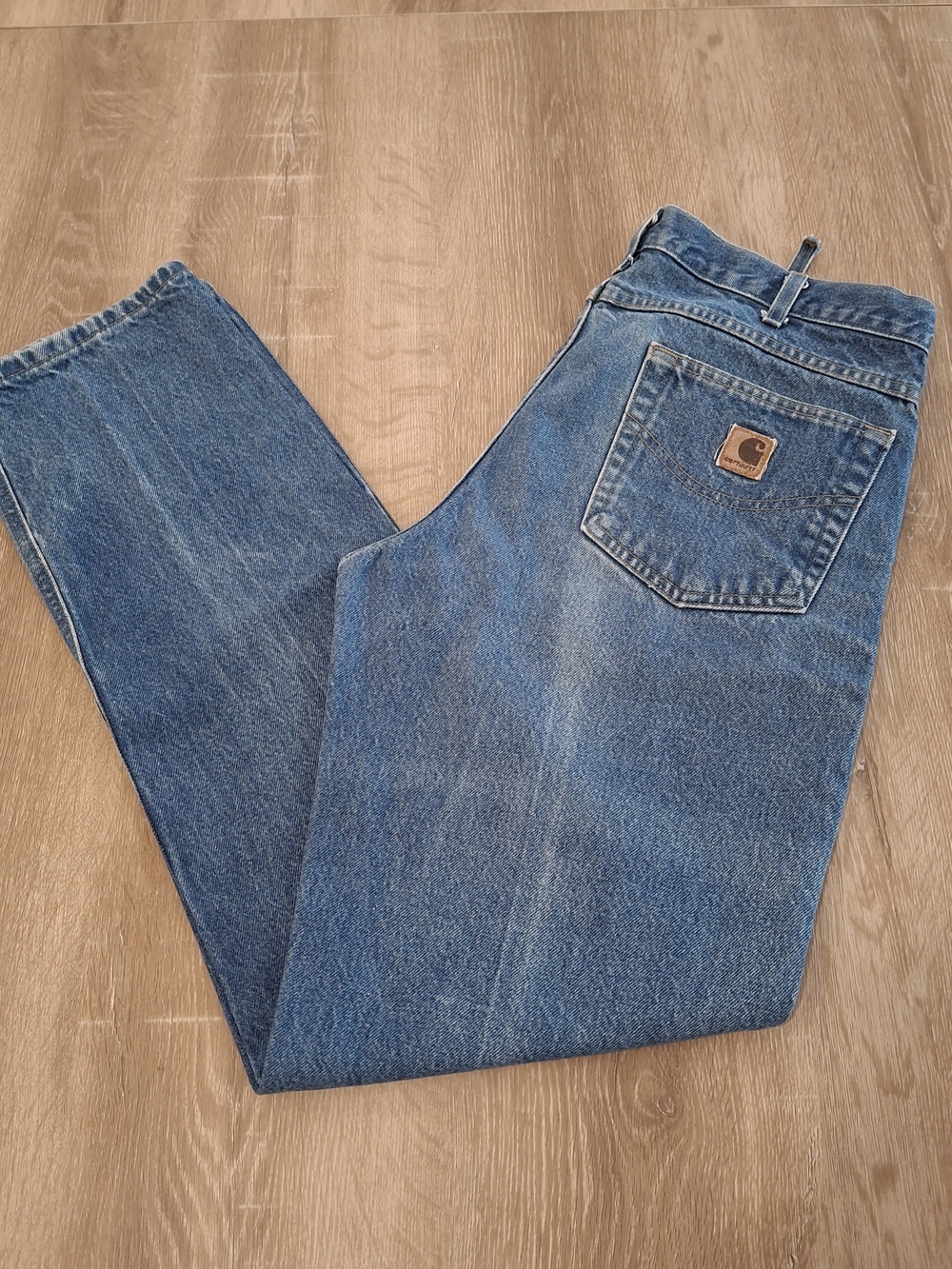 Vintage Carhartt B18PRW Relaxed Fit Work Jeans Men's 35x34